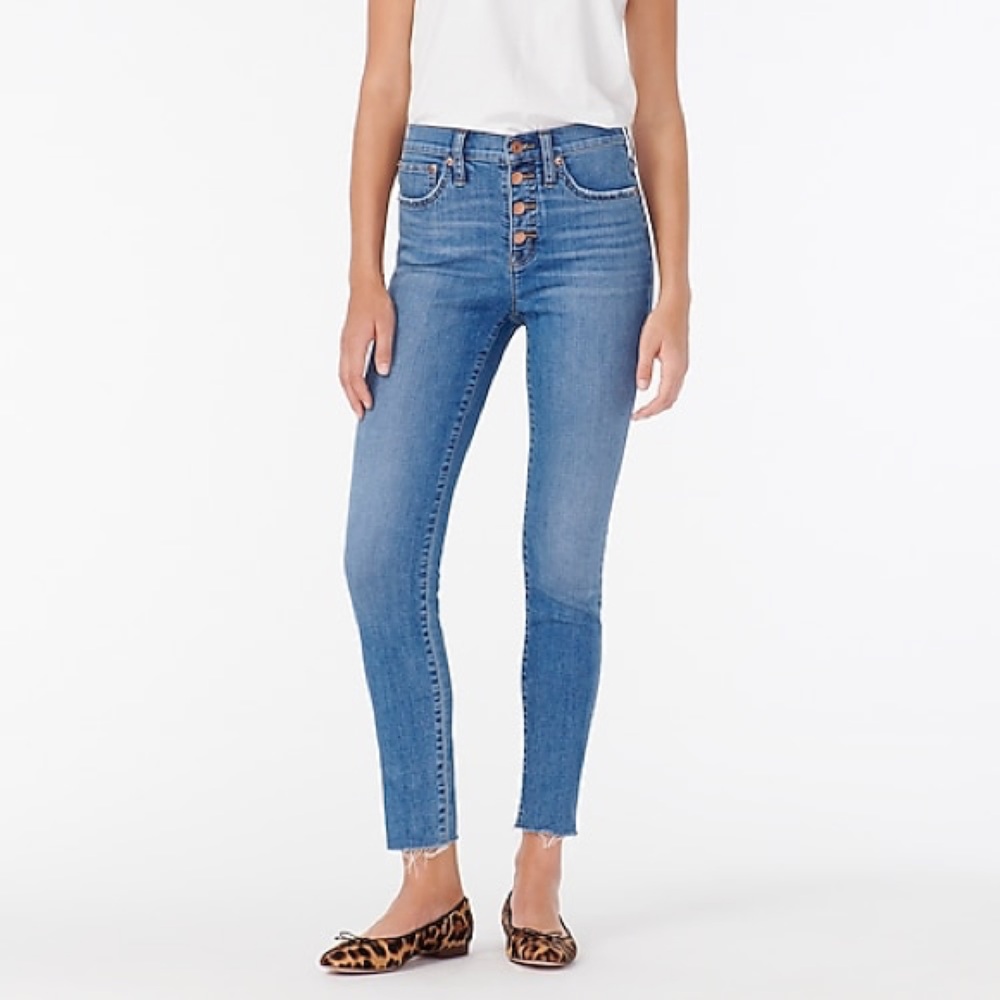 J crew button up jeans